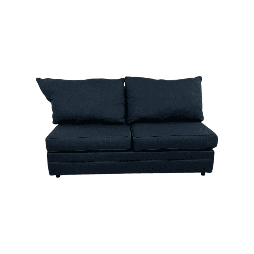Bob's Brynn Navy Armless Loveseat - Thumbnail 9