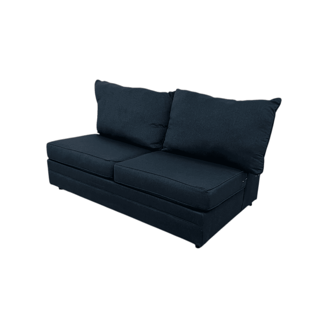 Bob's Brynn Navy Armless Loveseat - Thumbnail 5