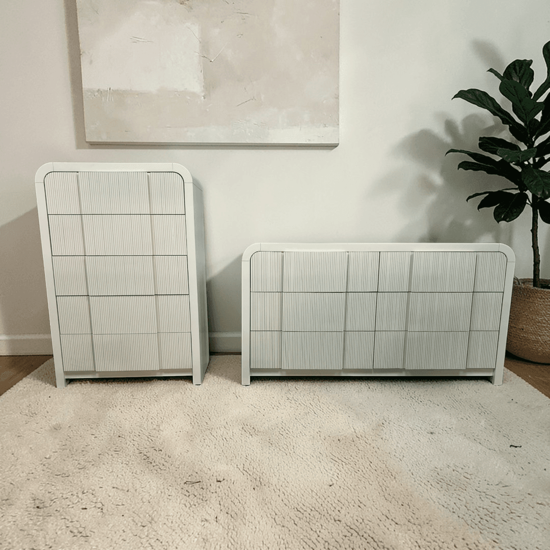 Wrought Studio Ishaque Drawer Dresser and Drawer Chest Set - Image 1