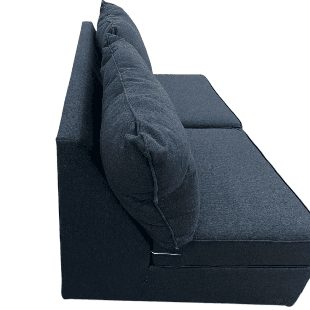 Bob's Brynn Navy Armless Loveseat - Thumbnail 12