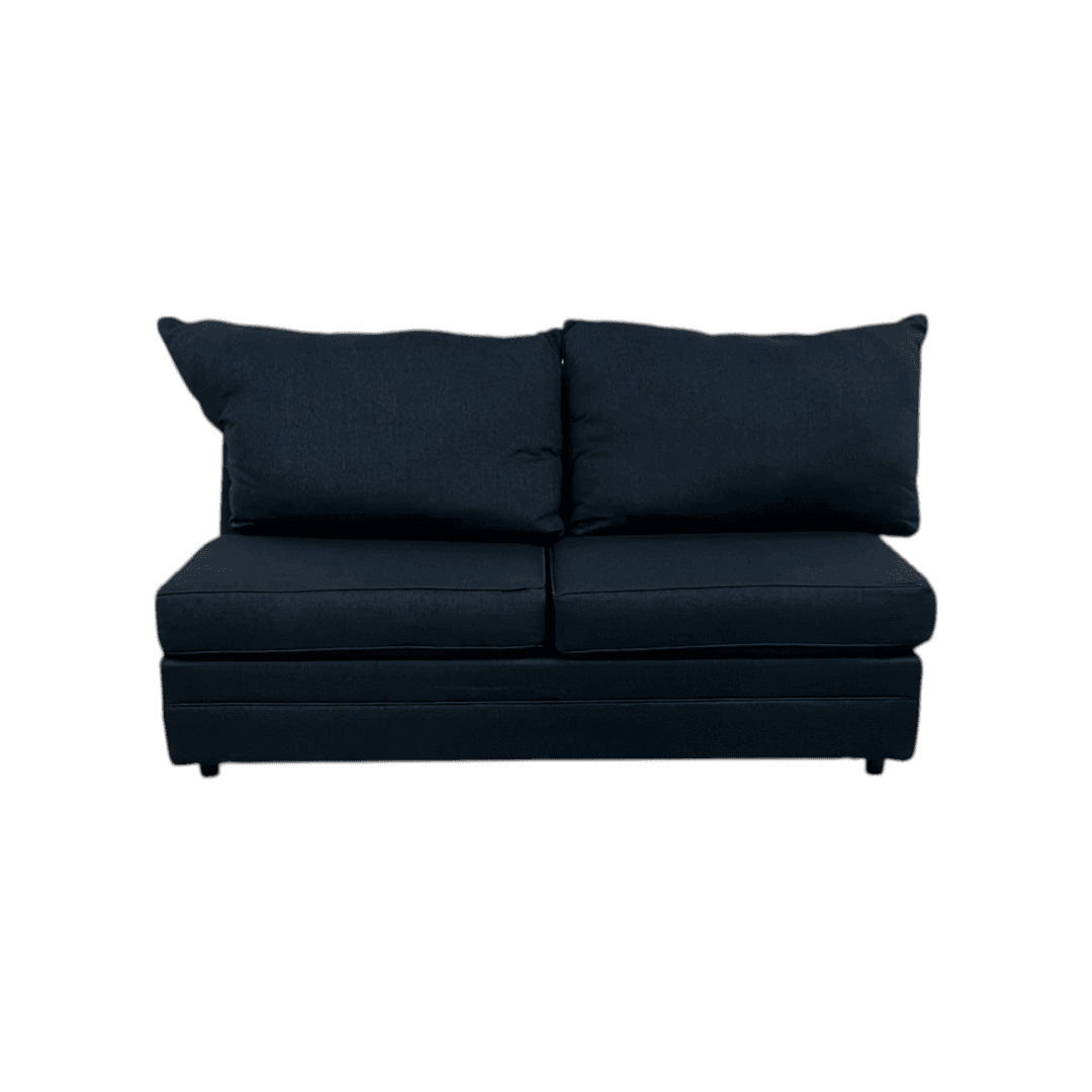 Bob's Brynn Navy Armless Loveseat - Thumbnail 3