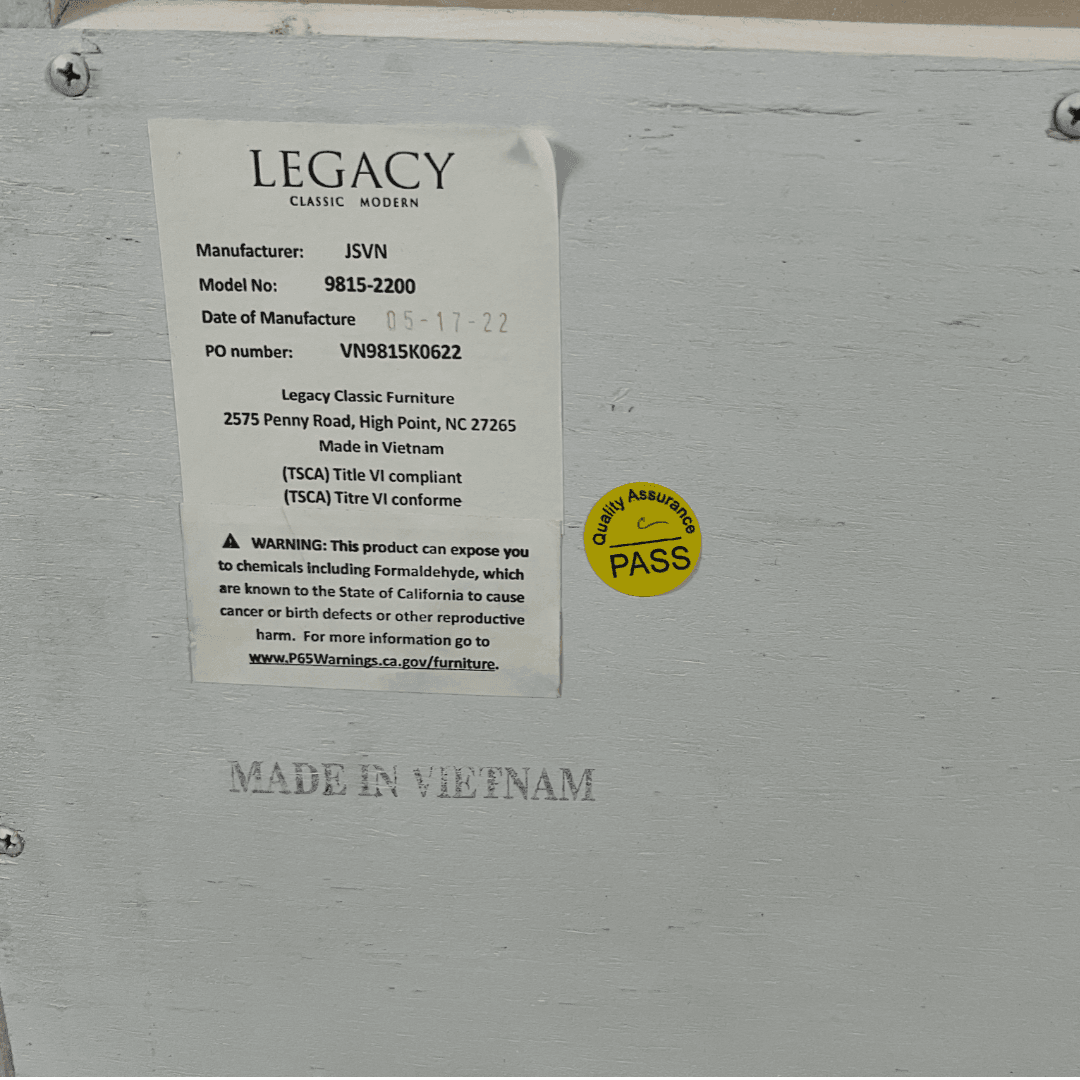 Legacy Classic Canterbury Natural White Drawer Chest - Thumbnail 12