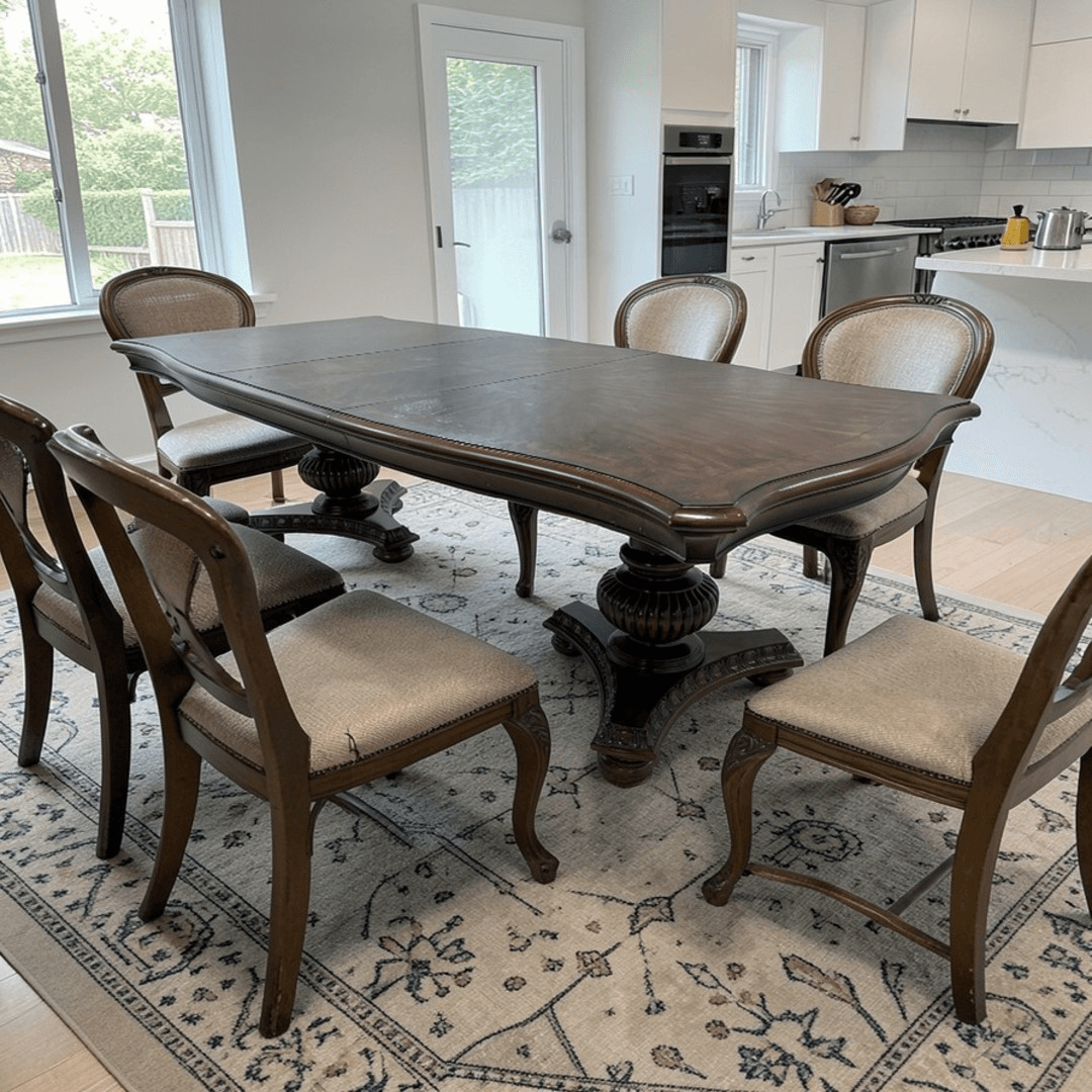 Raymour and Flanigan Dining Table - Image 1