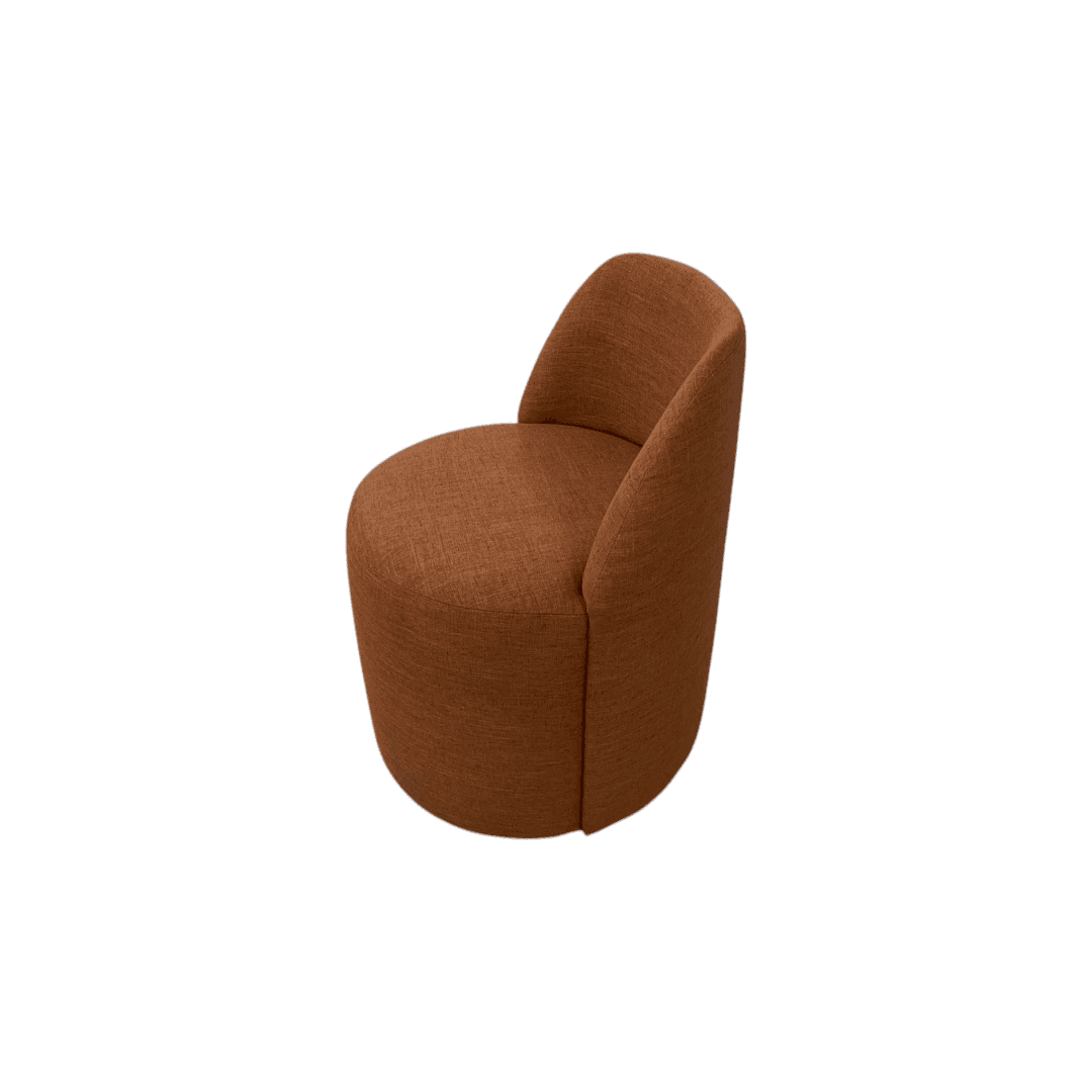 Lulu and Georgia Mckay Swivel Dining Chair - Thumbnail 7