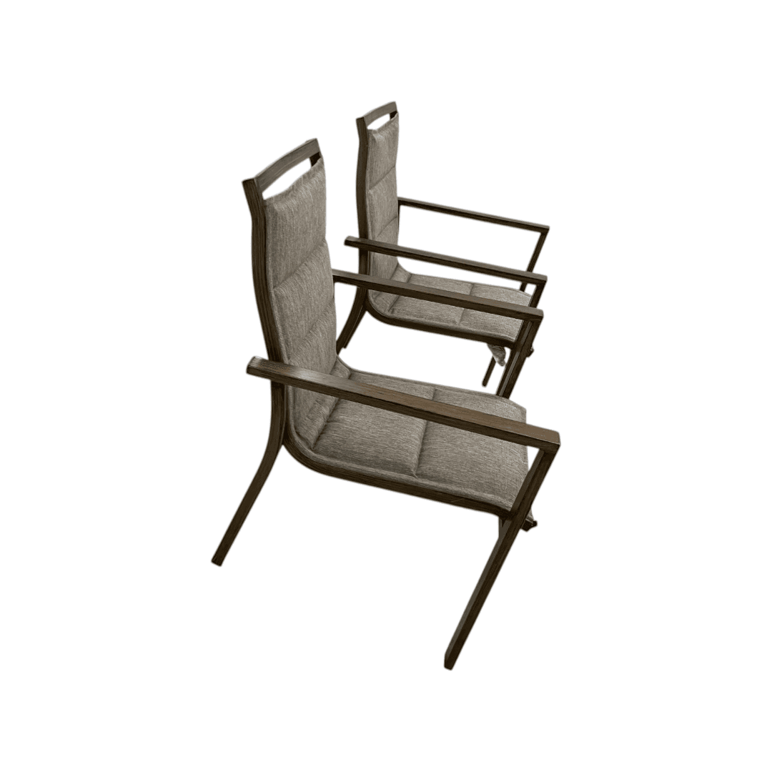 Hanover Fairhope Dining Chair with Tan Cushions Set of 2 - Thumbnail 8