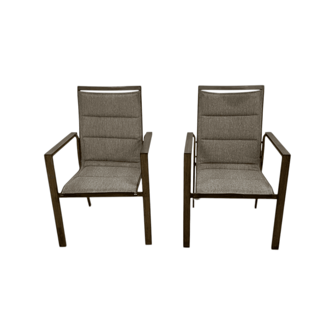 Hanover Fairhope Dining Chair with Tan Cushions Set of 2 - Thumbnail 4