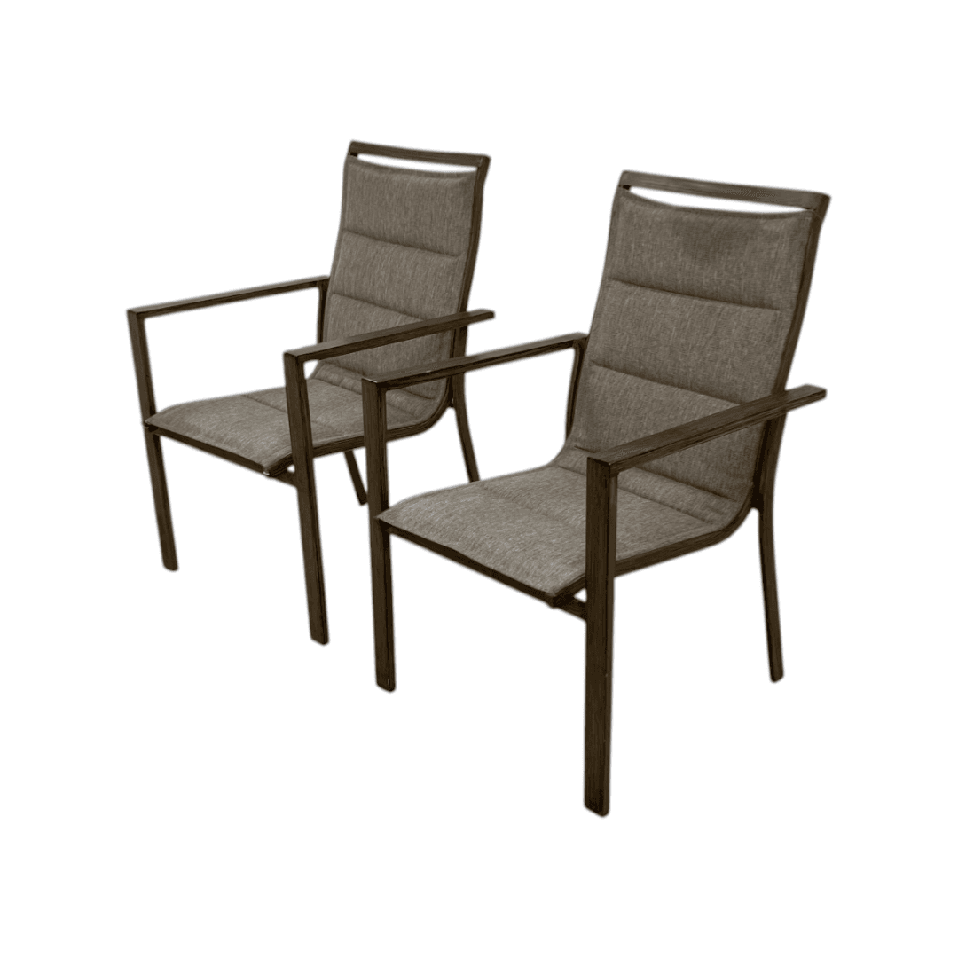 Hanover Fairhope Dining Chair with Tan Cushions Set of 2 - Thumbnail 5