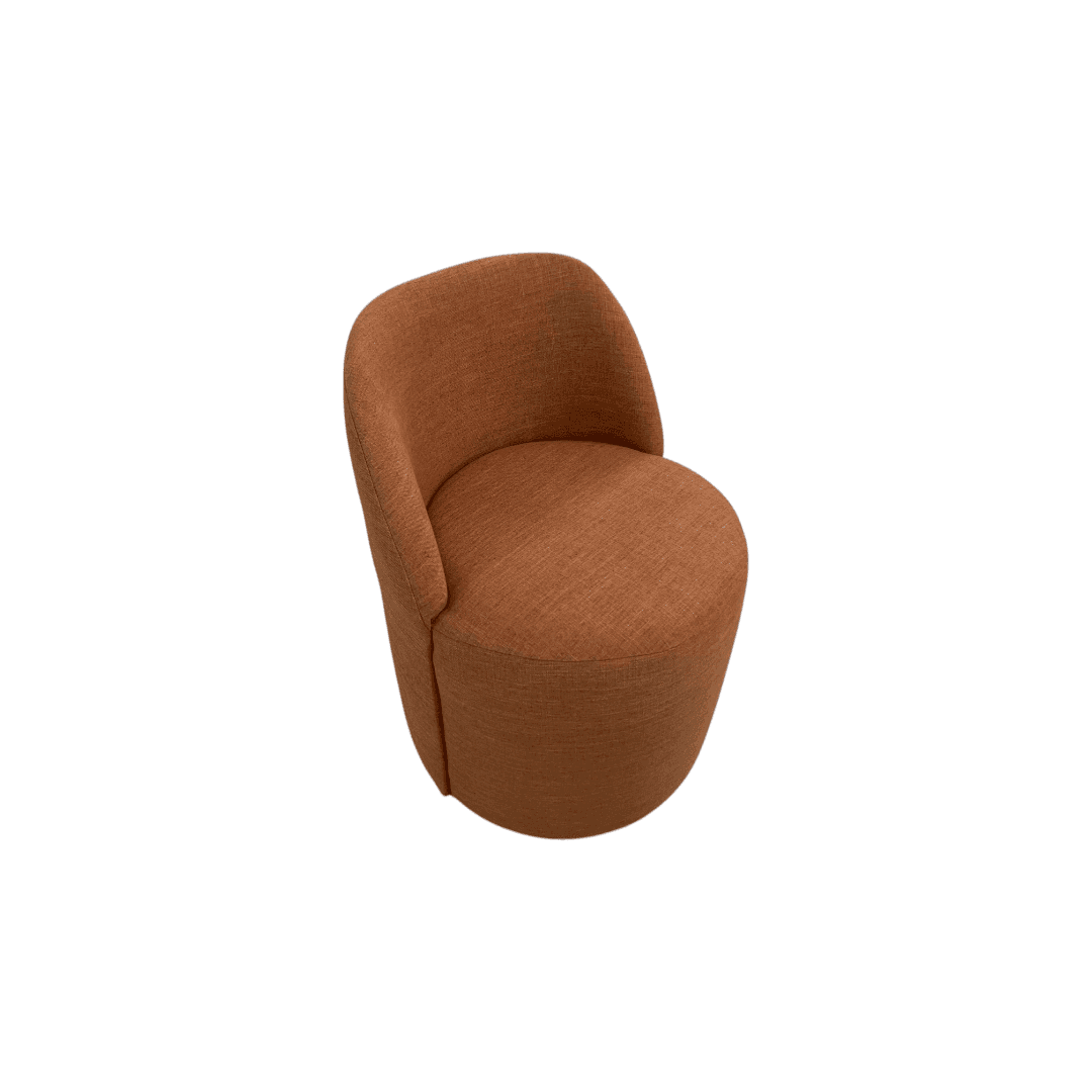 Lulu and Georgia Mckay Swivel Dining Chair - Thumbnail 5