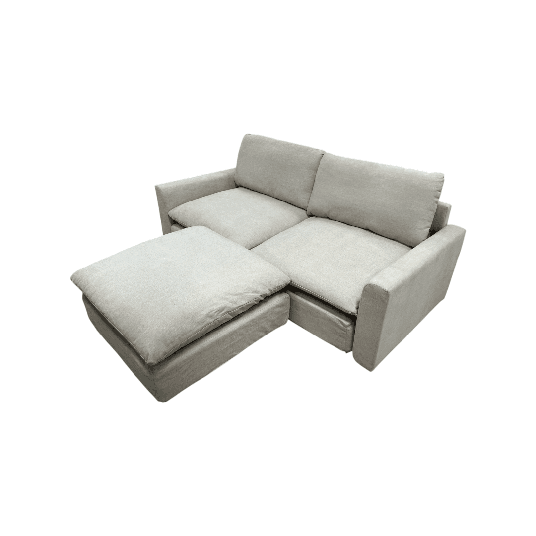 Burrow Russet 2-Piece Sofa with Ottoman - Thumbnail 12