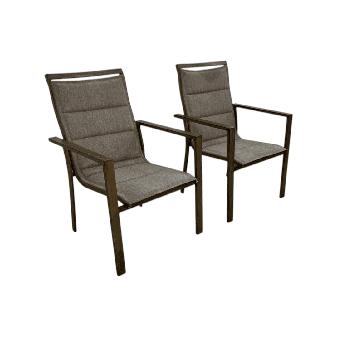 Hanover Fairhope Dining Chair with Tan Cushions Set of 2 - Thumbnail 6