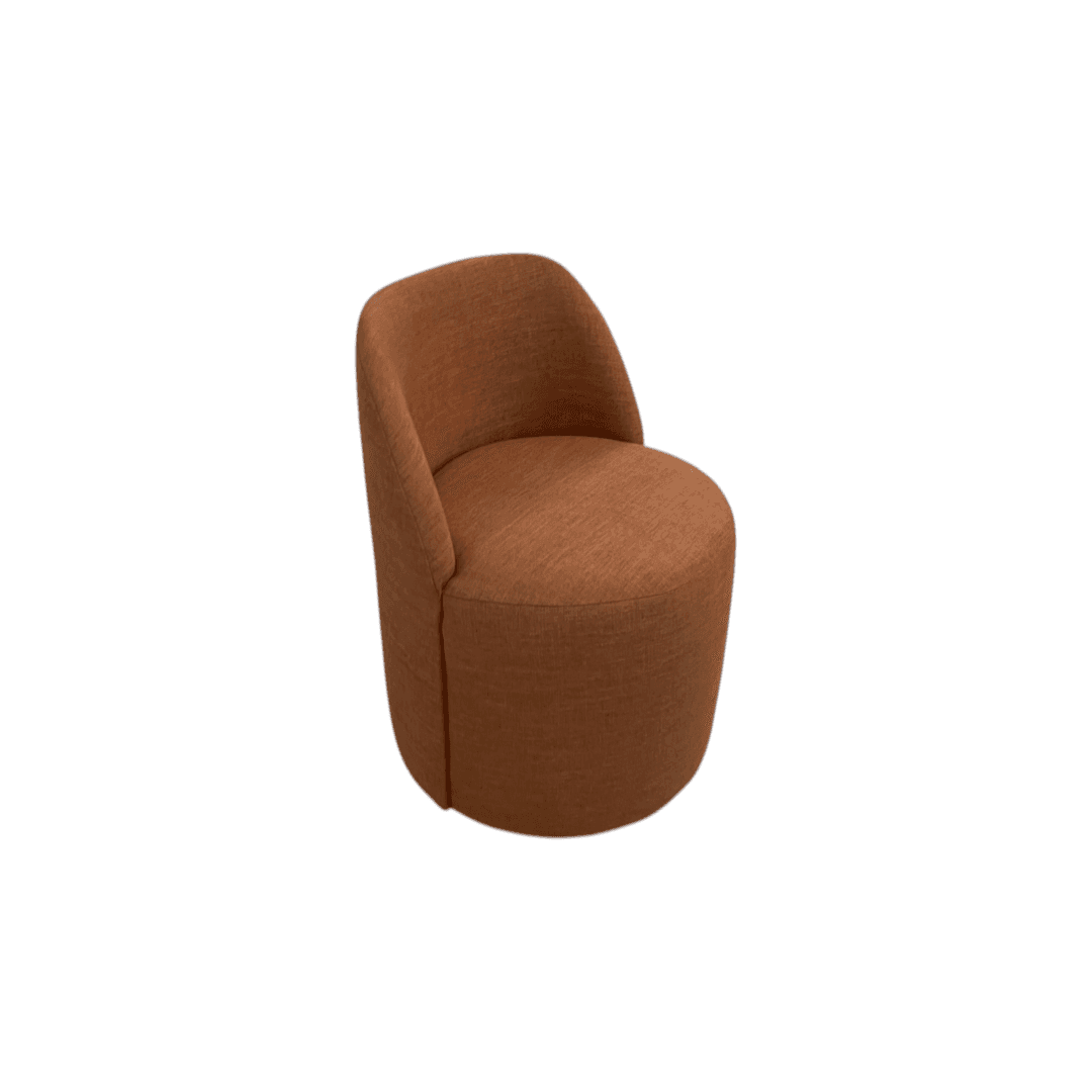 Lulu and Georgia Mckay Swivel Dining Chair - Thumbnail 4
