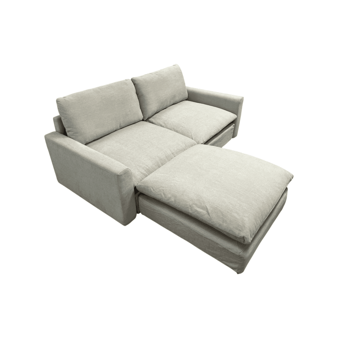 Burrow Russet 2-Piece Sofa with Ottoman - Thumbnail 7