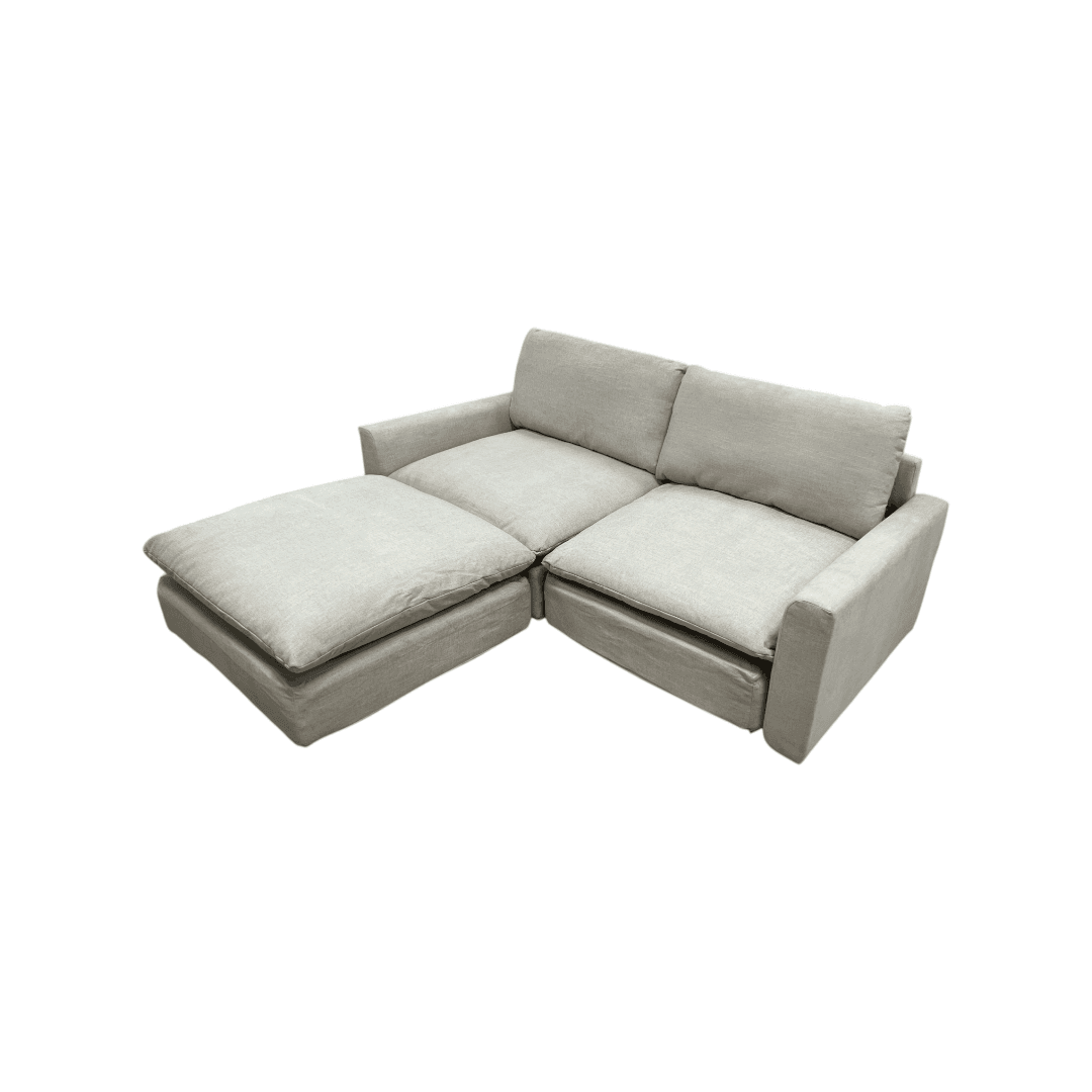 Burrow Russet 2-Piece Sofa with Ottoman - Thumbnail 5
