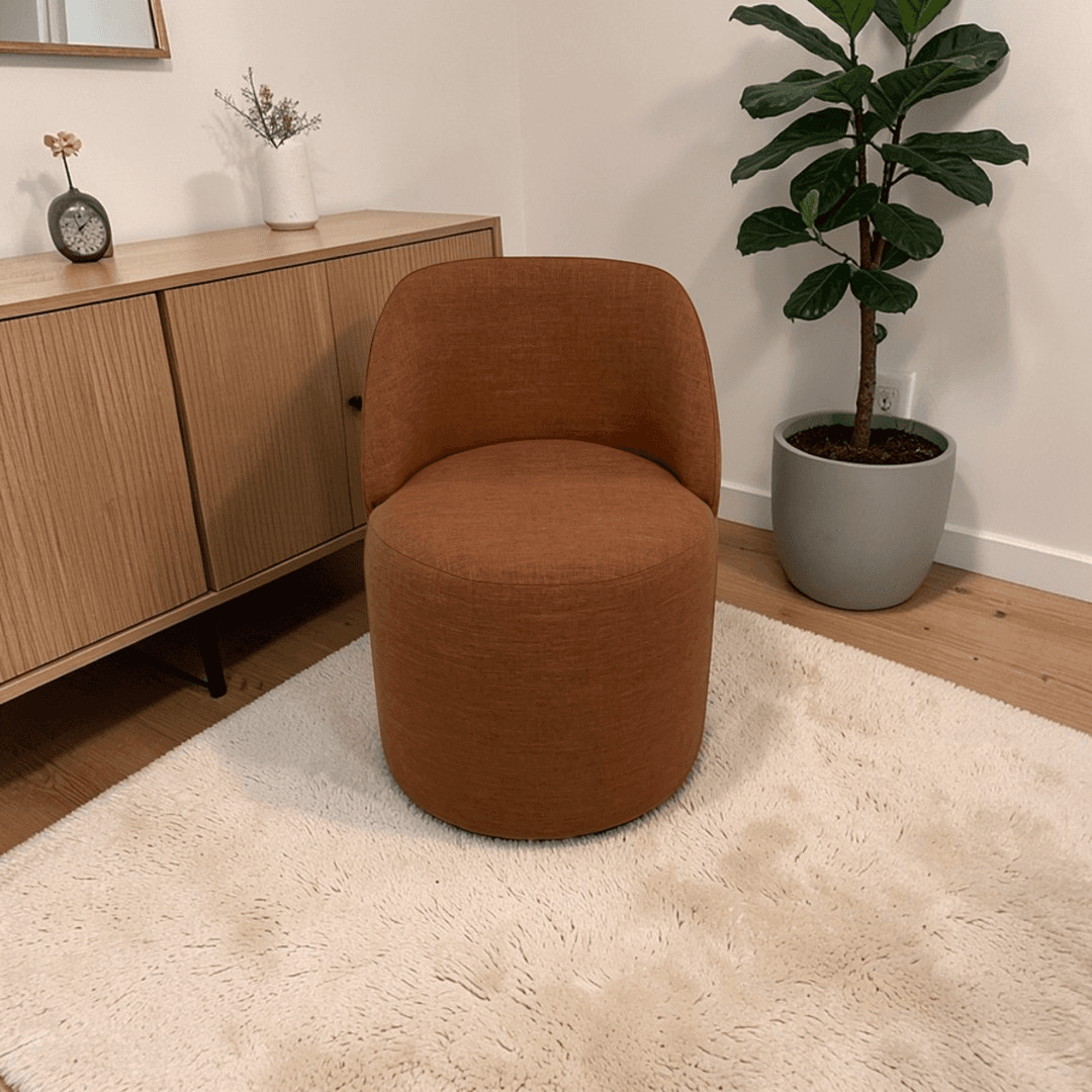 Lulu and Georgia Mckay Swivel Dining Chair - Image 1