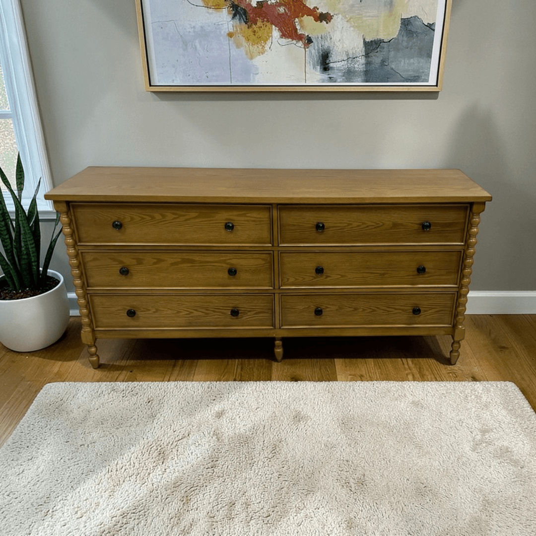 Madison Park Signature Beckett 6-Drawer Wood Large Dresser - Image 1