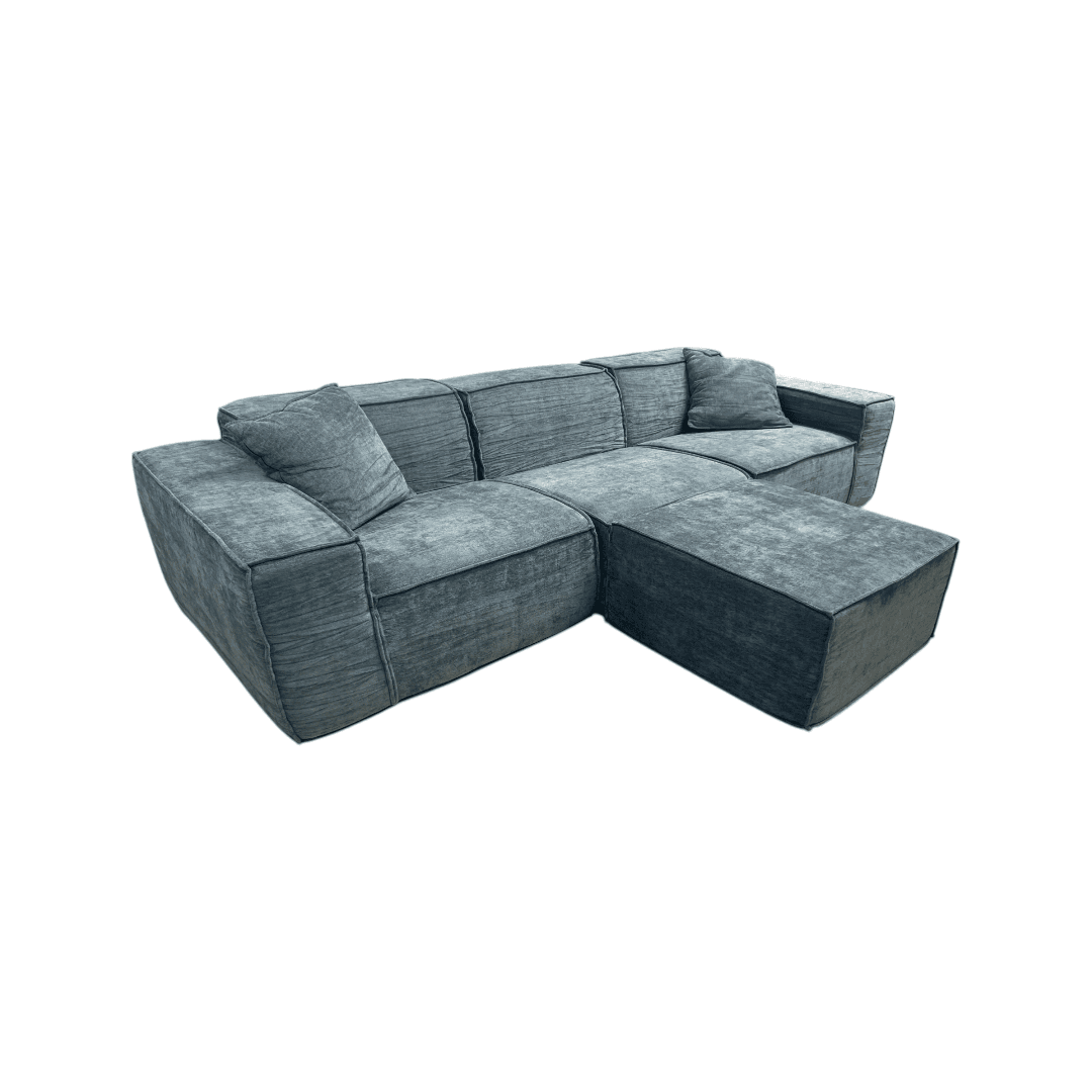 Rove Lab M1 Sofa Sectional and Ottoman - Hydrogen Blue - Thumbnail 15