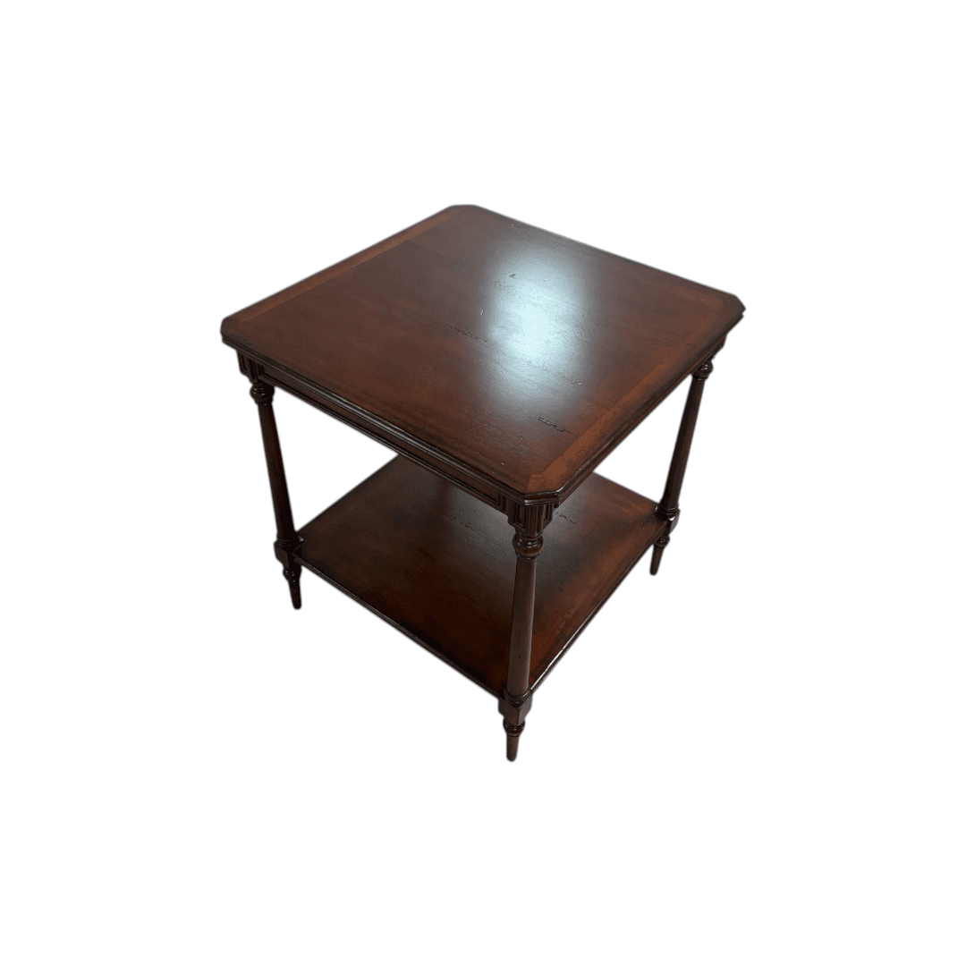 Jonathan Charles Fine Furniture Country Farmhouse Solid Wood End Table - Thumbnail 6