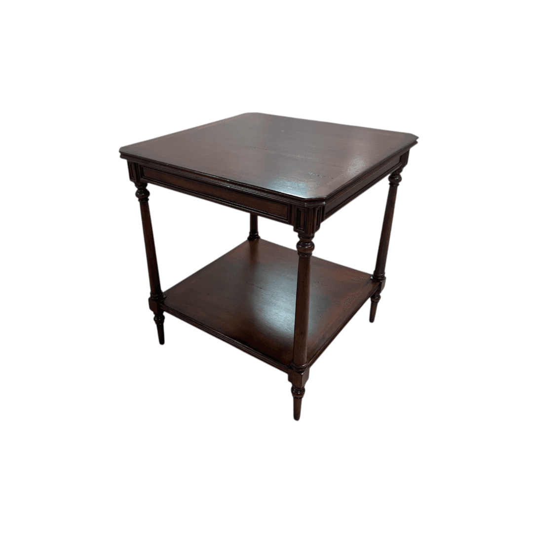 Jonathan Charles Fine Furniture Country Farmhouse Solid Wood End Table - Thumbnail 7