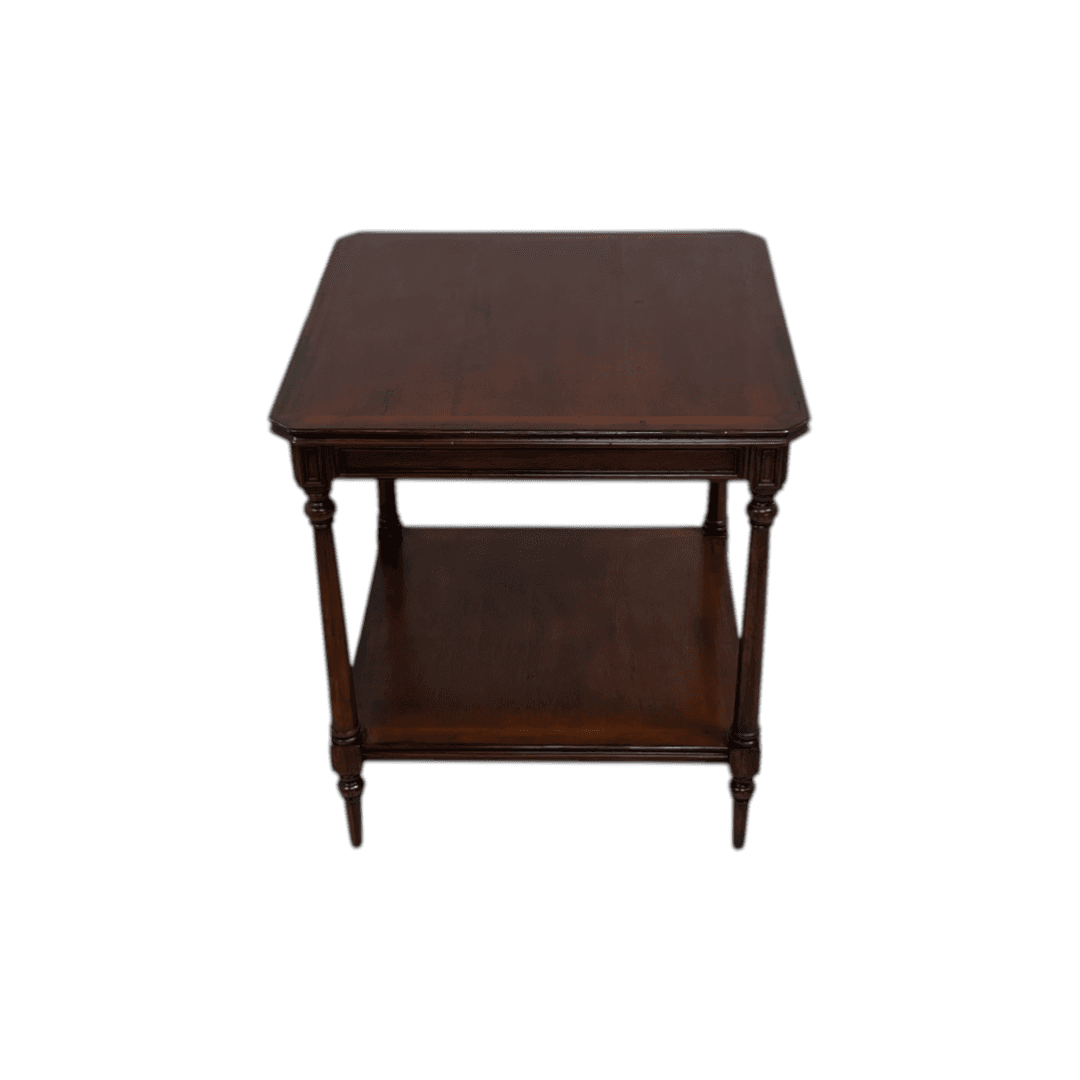 Jonathan Charles Fine Furniture Country Farmhouse Solid Wood End Table - Thumbnail 3