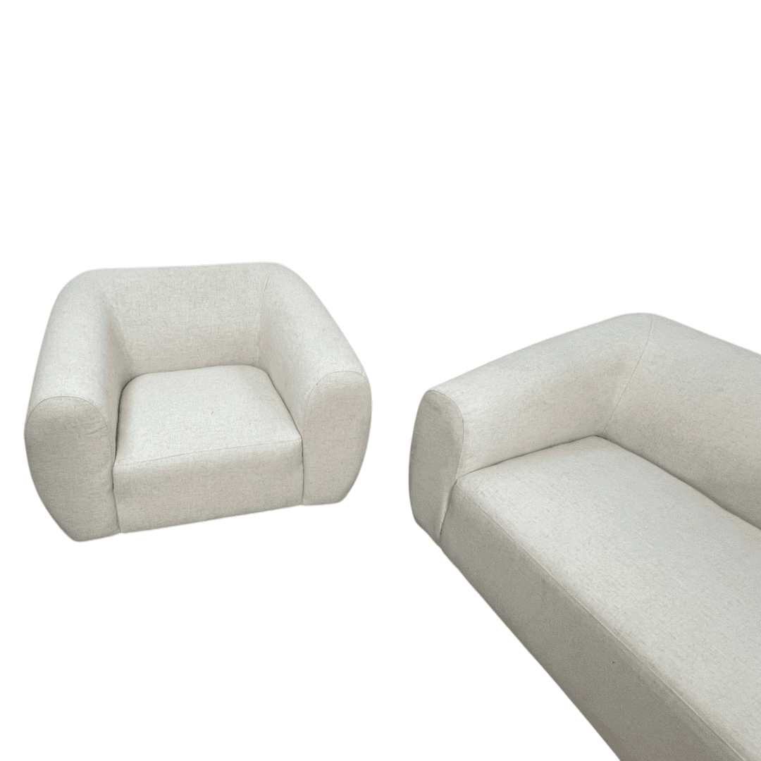 Lulu and Georgia Harlowe Sofa with Swivel Accent Chair Set - Thumbnail 12