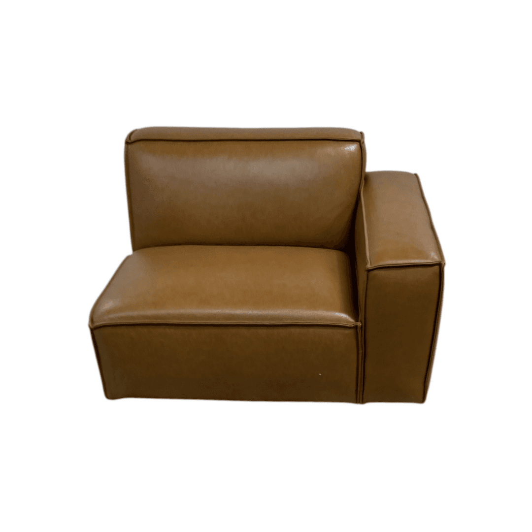 Castlery Jonathan Leather Right Arm Sofa - Thumbnail 2