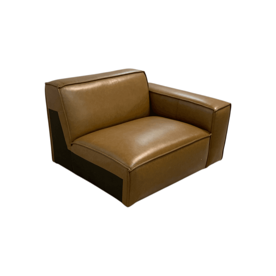 Castlery Jonathan Leather Right Arm Sofa - Thumbnail 5