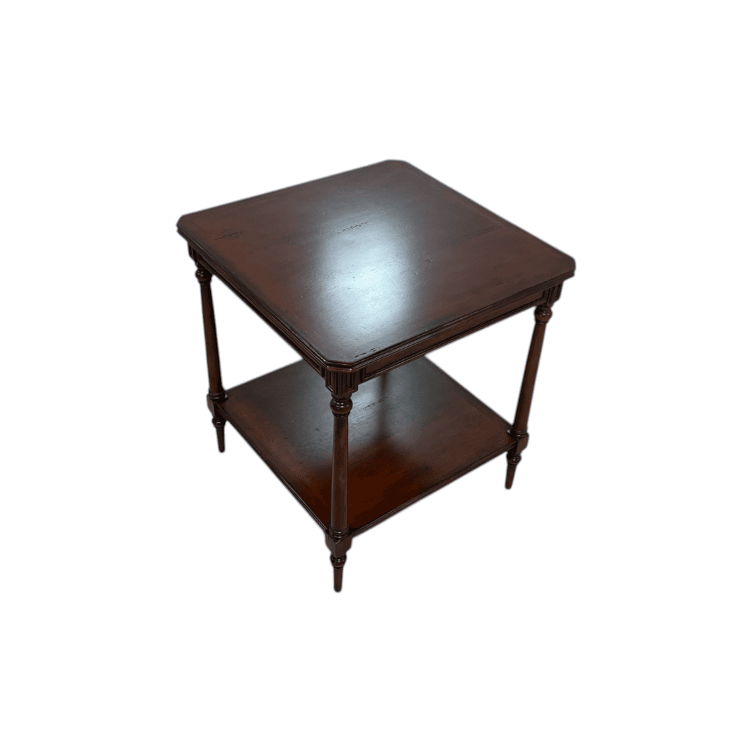 Jonathan Charles Fine Furniture Country Farmhouse Solid Wood End Table - Thumbnail 5