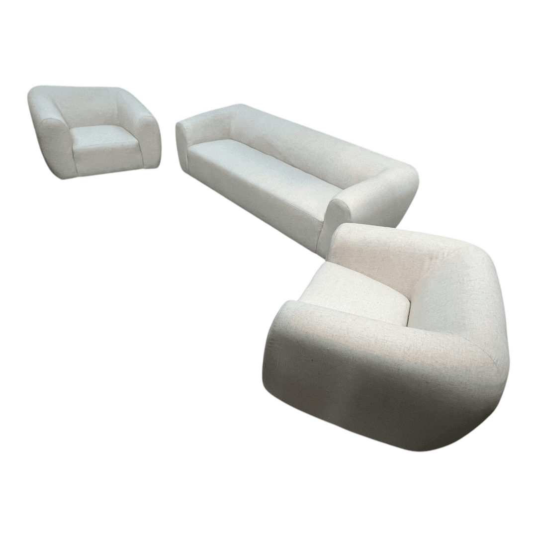 Lulu and Georgia Harlowe Sofa with Swivel Accent Chair Set - Thumbnail 5
