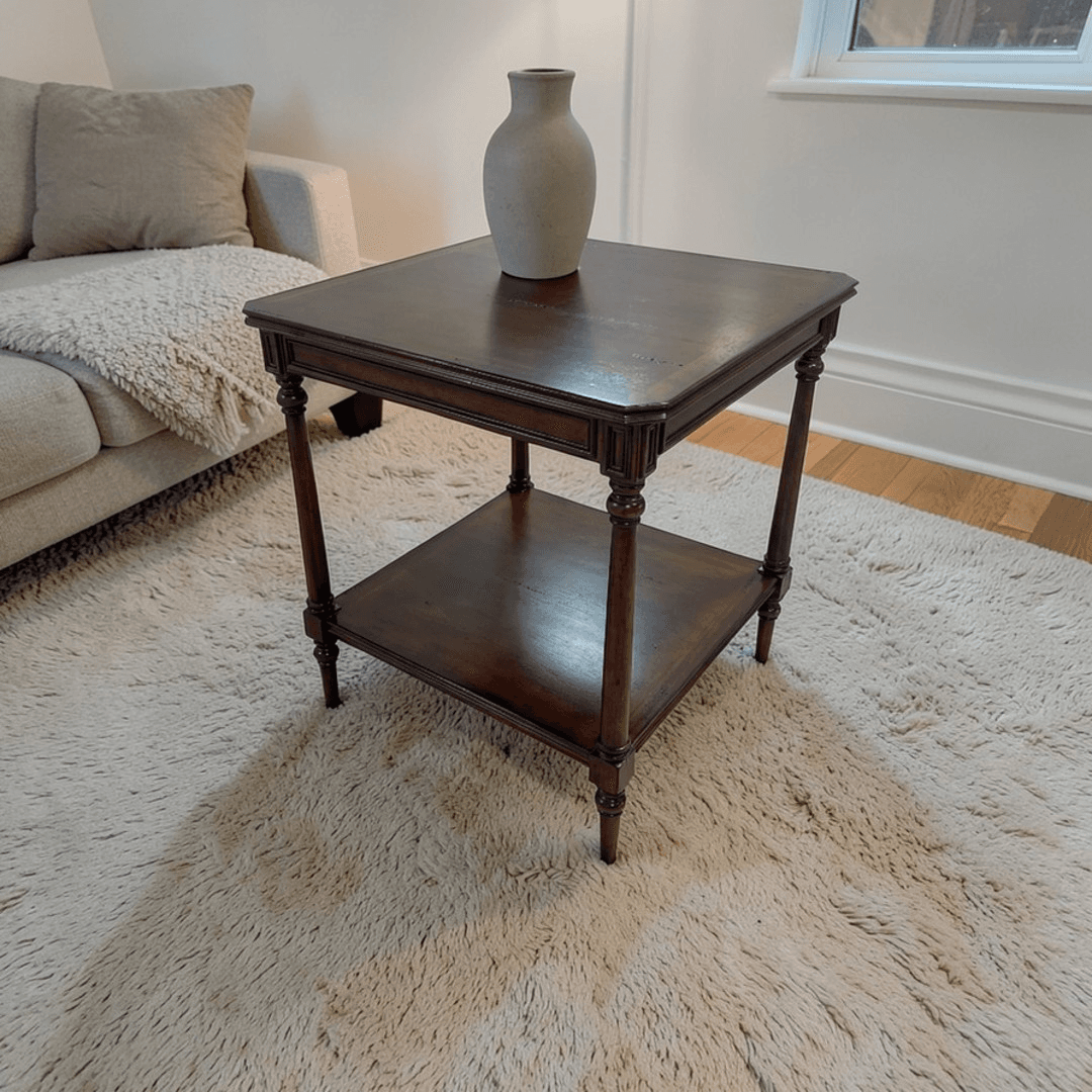 Jonathan Charles Fine Furniture Country Farmhouse Solid Wood End Table - Image 1
