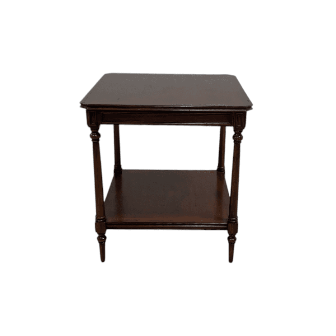 Jonathan Charles Fine Furniture Country Farmhouse Solid Wood End Table - Thumbnail 4