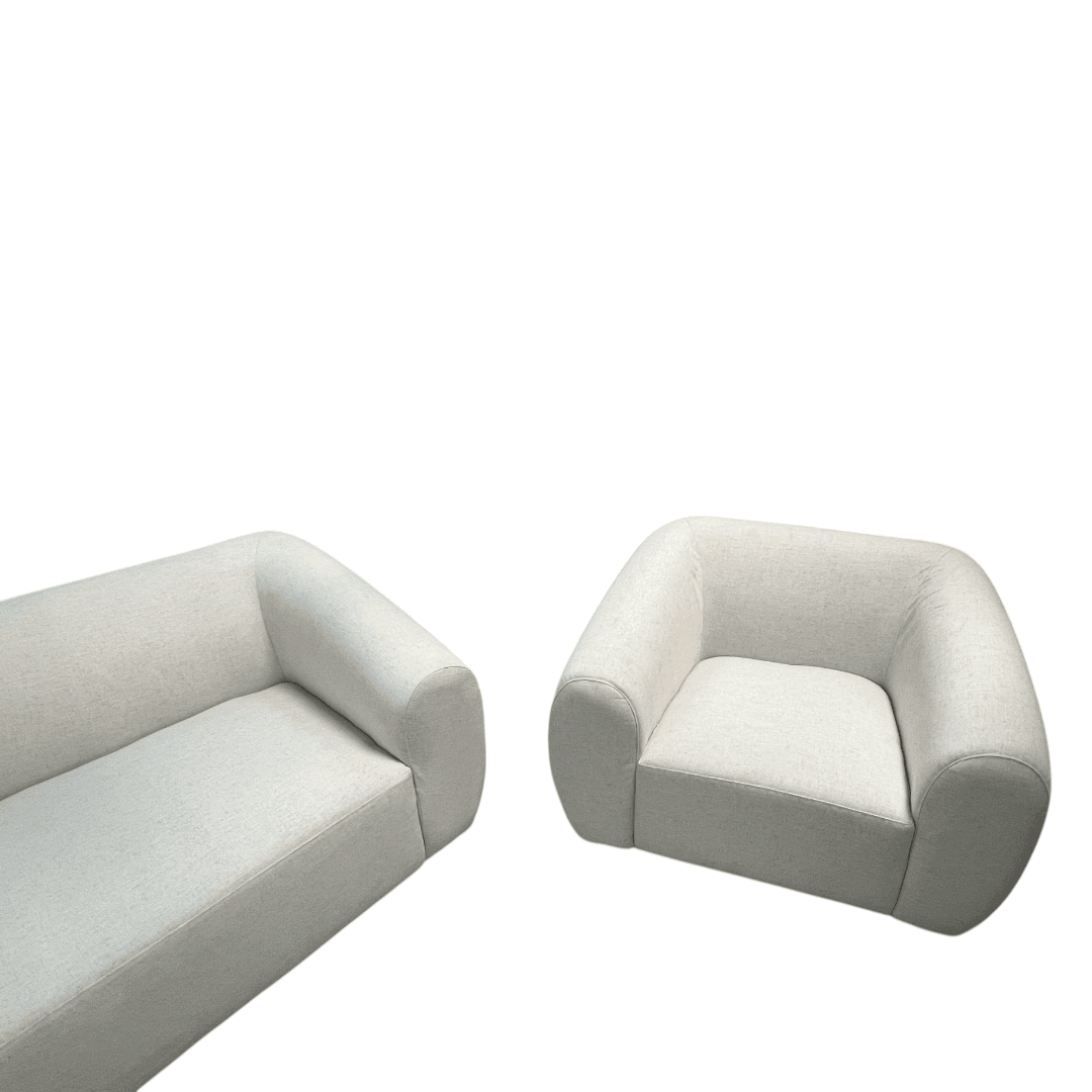 Lulu and Georgia Harlowe Sofa with Swivel Accent Chair Set - Thumbnail 11