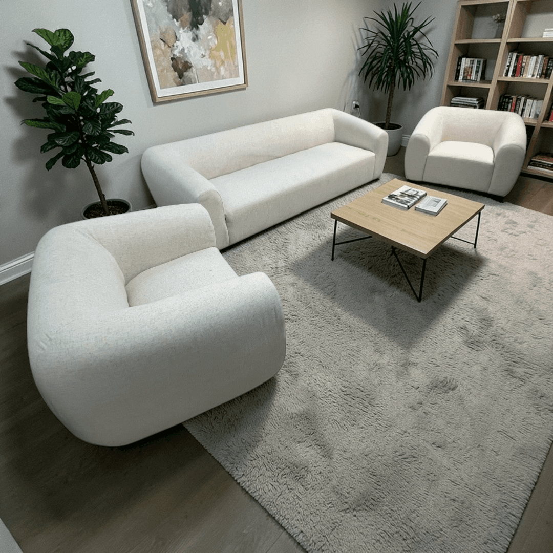 Lulu and Georgia Harlowe Sofa with Swivel Accent Chair Set - Image 1