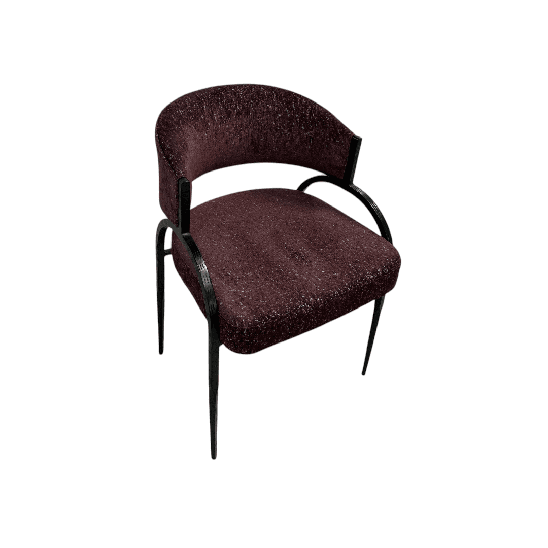 Arteriors Bahati Chair - Bordeaux - Thumbnail 7