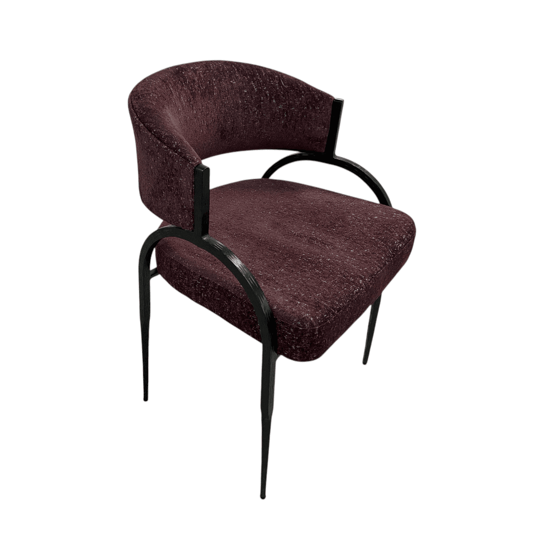 Arteriors Bahati Chair - Bordeaux - Thumbnail 2