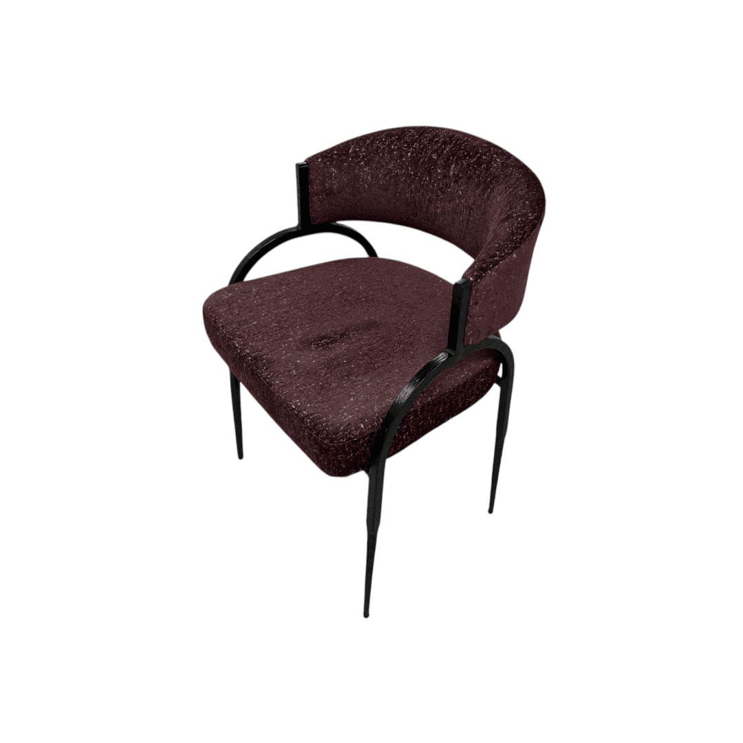 Arteriors Bahati Chair - Bordeaux - Thumbnail 6