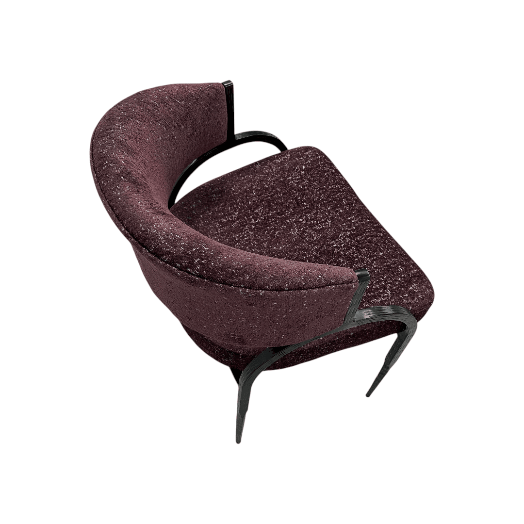 Arteriors Bahati Chair - Bordeaux - Thumbnail 10