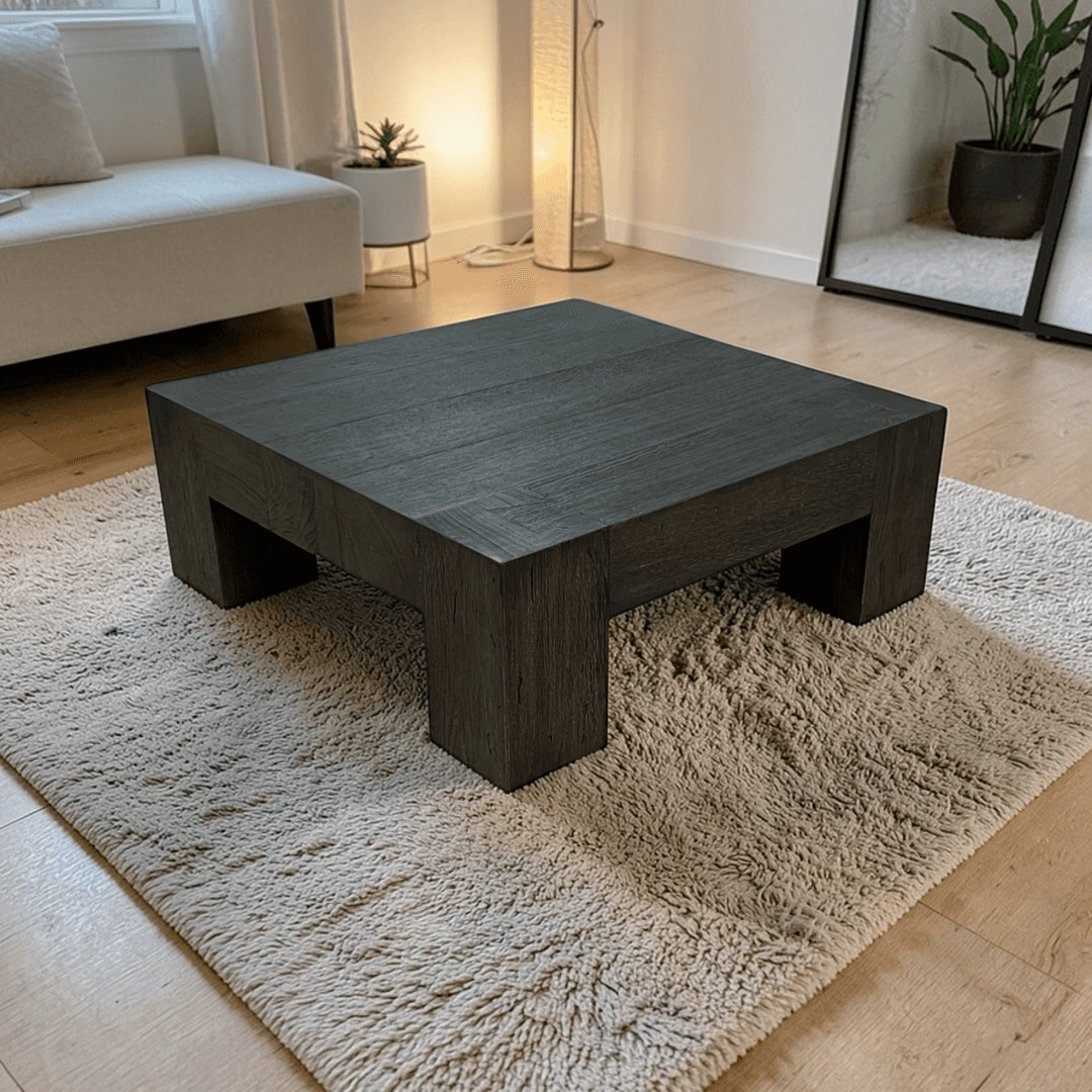 Four Hands Abaso Small Square Coffee Table - Image 1