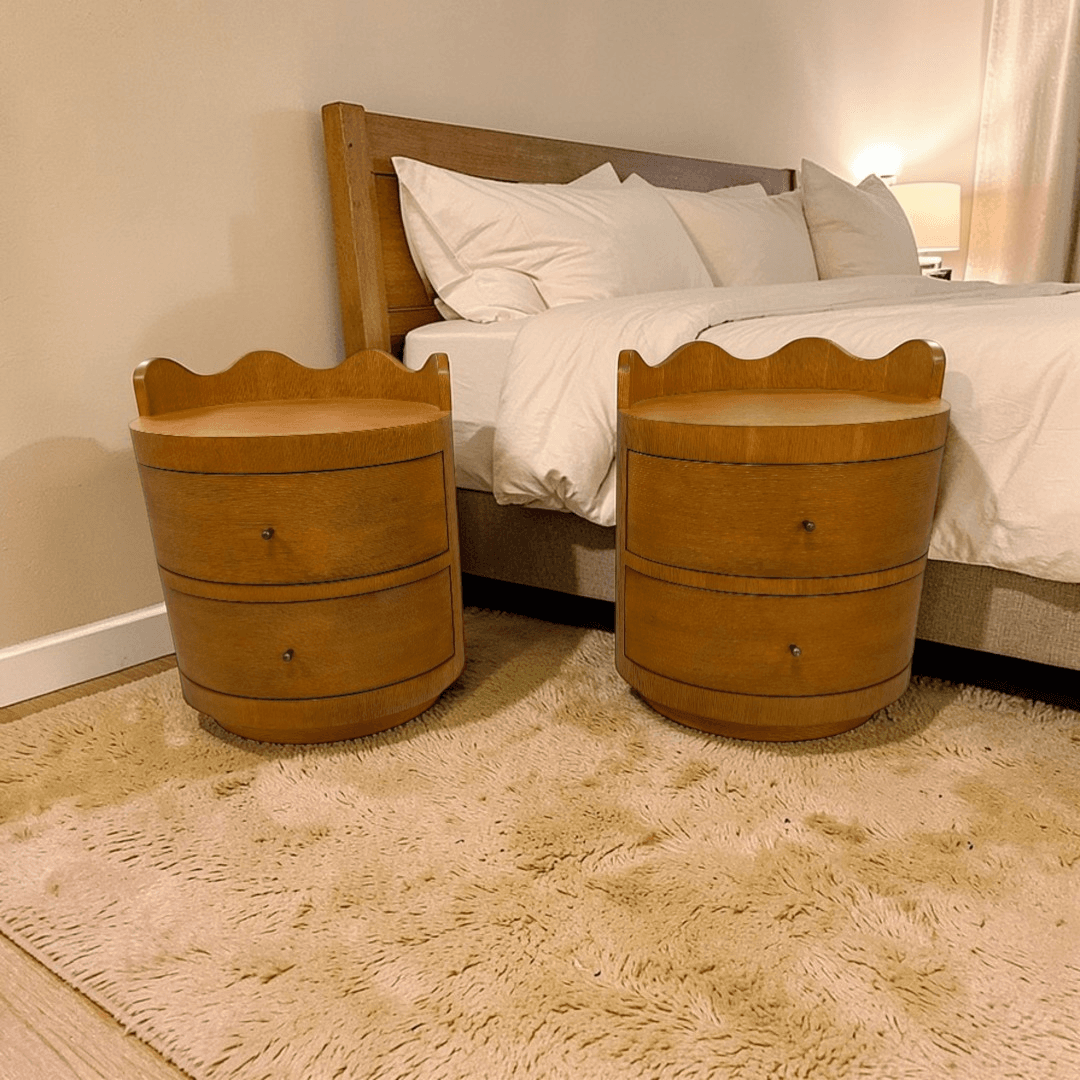 Lulu and Georgia Ripple Nightstand Set of 2 - Image 1