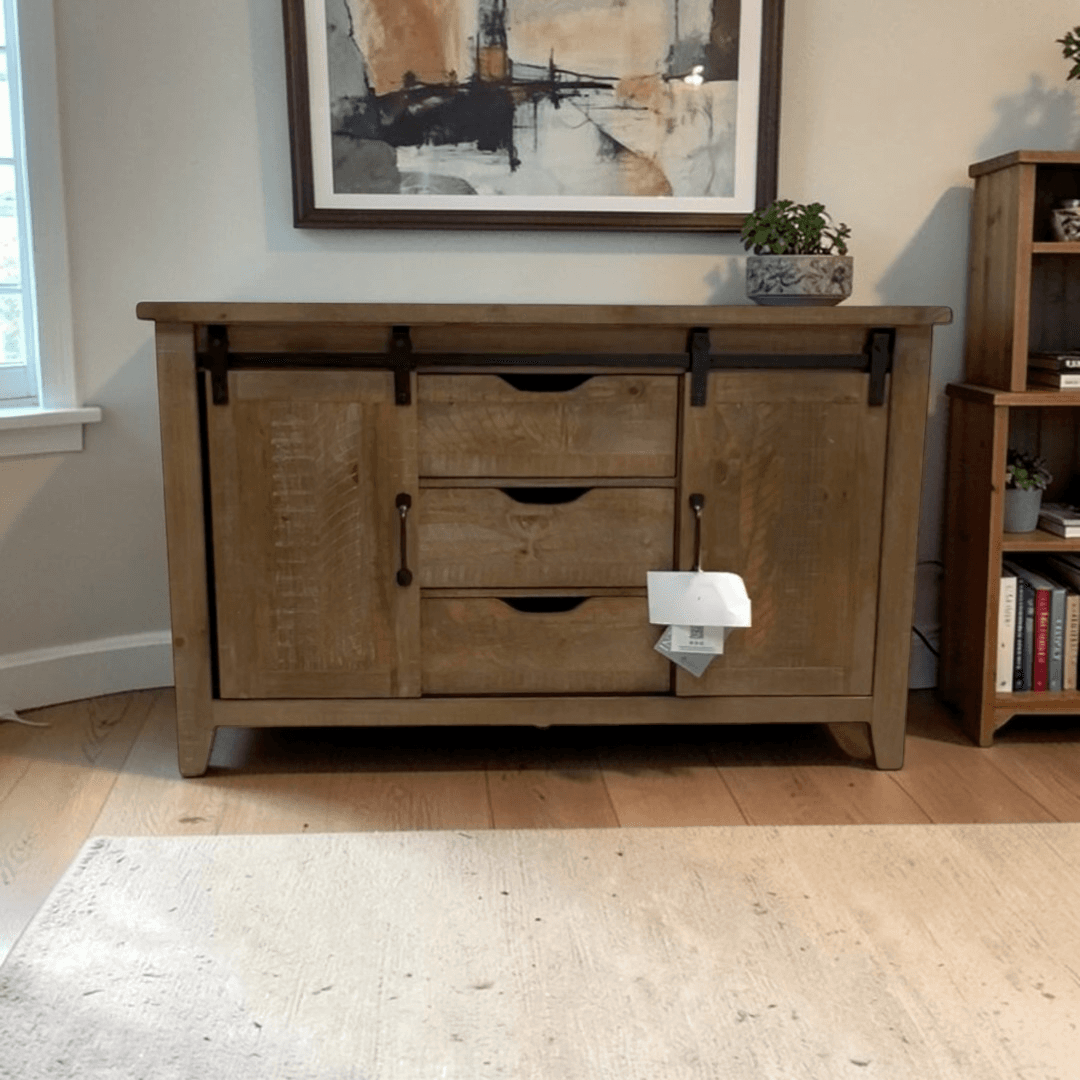Red Barrel Studio Labruna Sideboard with 2 Cabinets and 3 Drawers - Image 1
