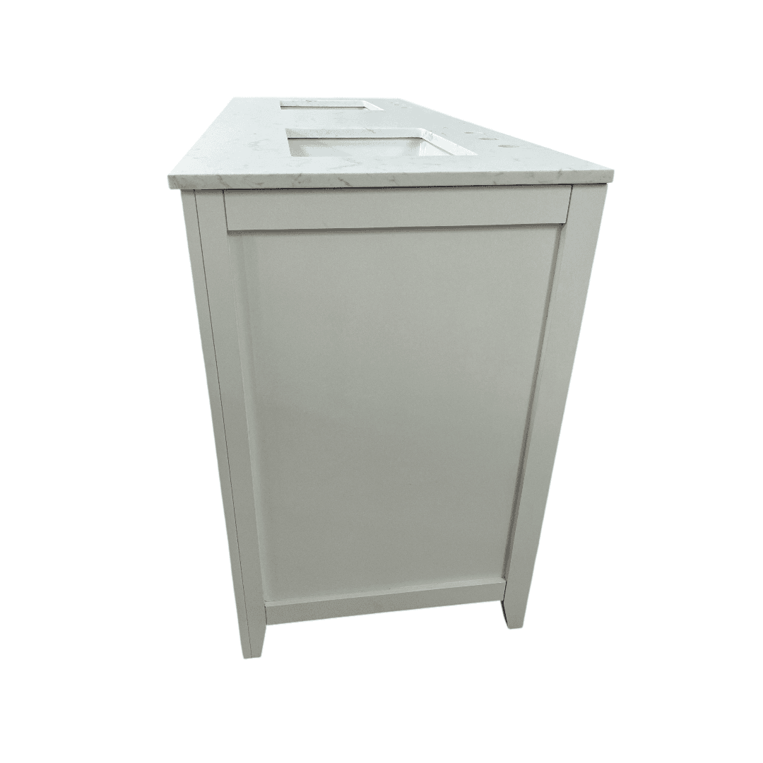 Lark Manor Vannes Bathroom Vanity with Solid Hardwood Frame Quartz Countertop - Thumbnail 15