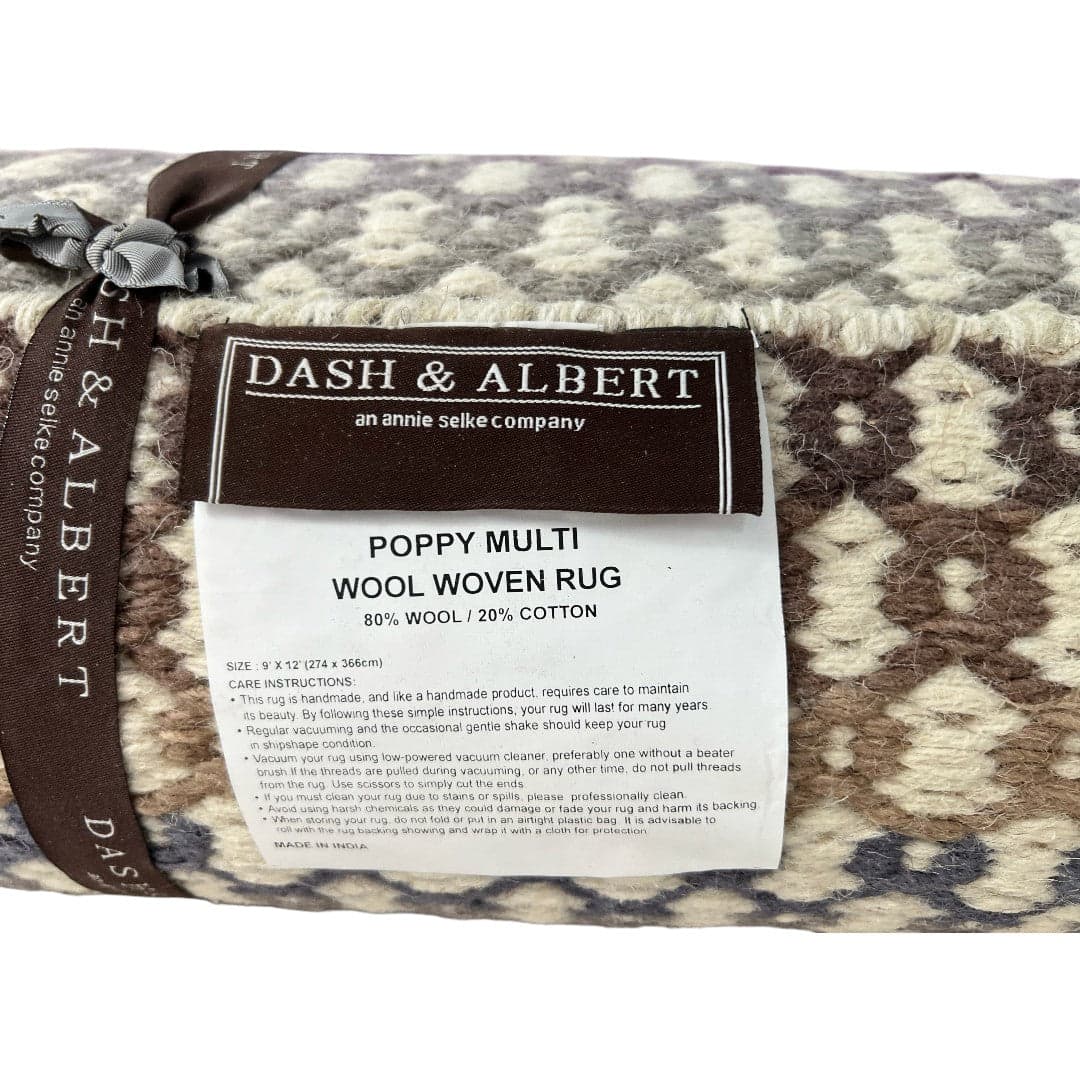 Dash and Albert Rugs Poppy Multi Handwoven Wool Rugs - Thumbnail 7