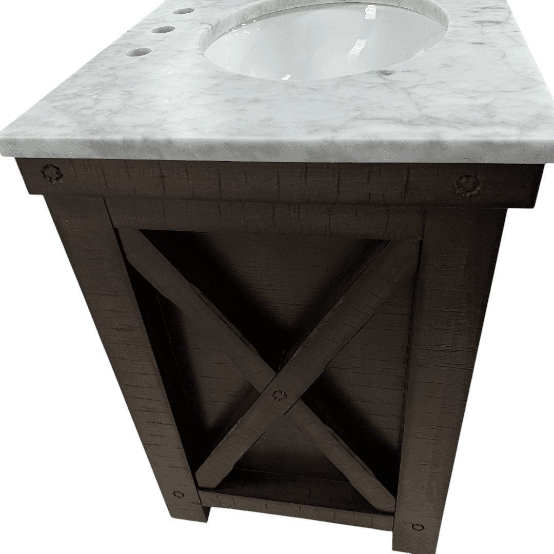 Laurel Foundry Modern Farmhouse Oxon Hill 60'' Double Bathroom Vanity with Top - Thumbnail 16