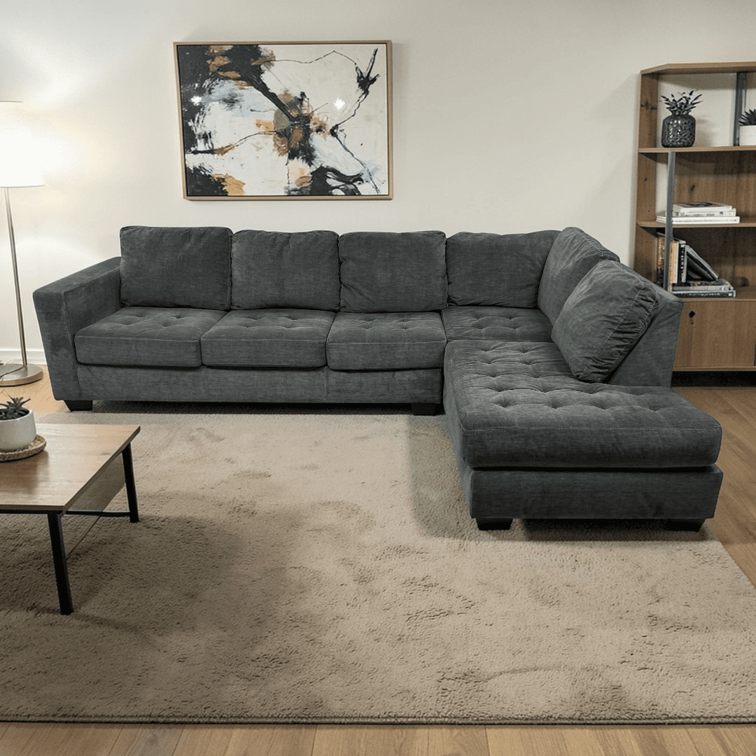 Ashley Owensbe Gray Sectional with Chaise - Image 1