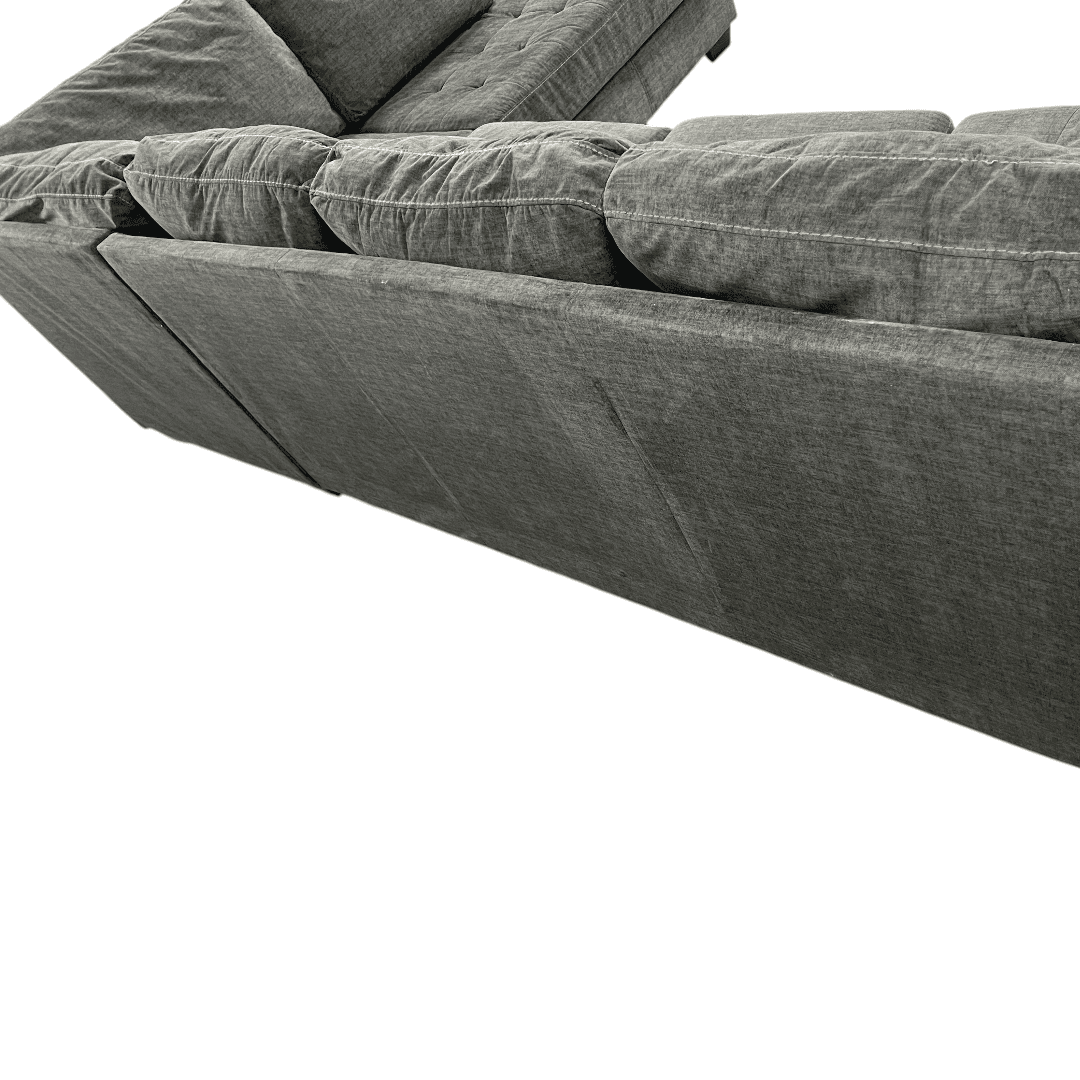 Ashley Owensbe Gray Sectional with Chaise - Thumbnail 16