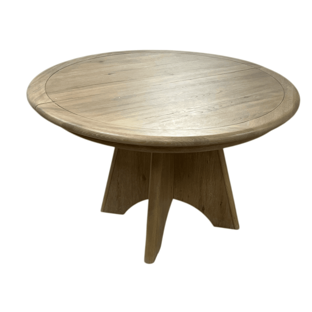 Birch Lane Hayes Round Extendable Dining Table - Canyon - Thumbnail 4
