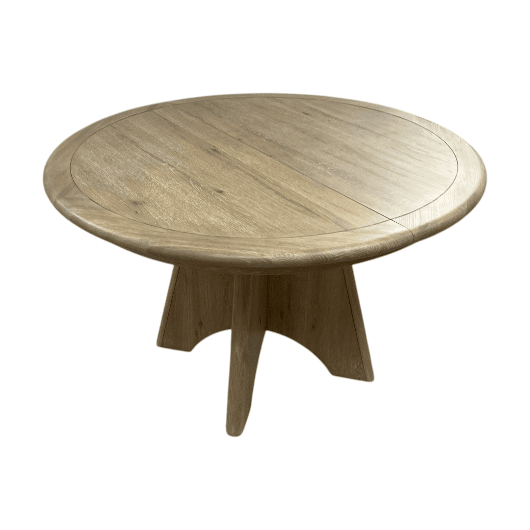 Birch Lane Hayes Round Extendable Dining Table - Canyon - Thumbnail 5