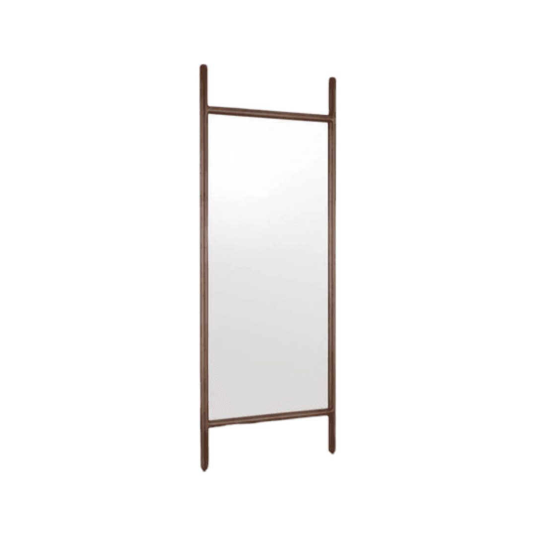 Fernish Nassau Floor Mirror - Walnut - Thumbnail 4