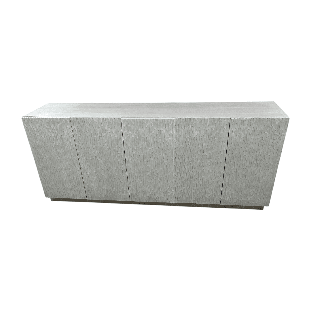 Bernhardt Solaria Entertainment Credenza in Weathered Bone - Thumbnail 9
