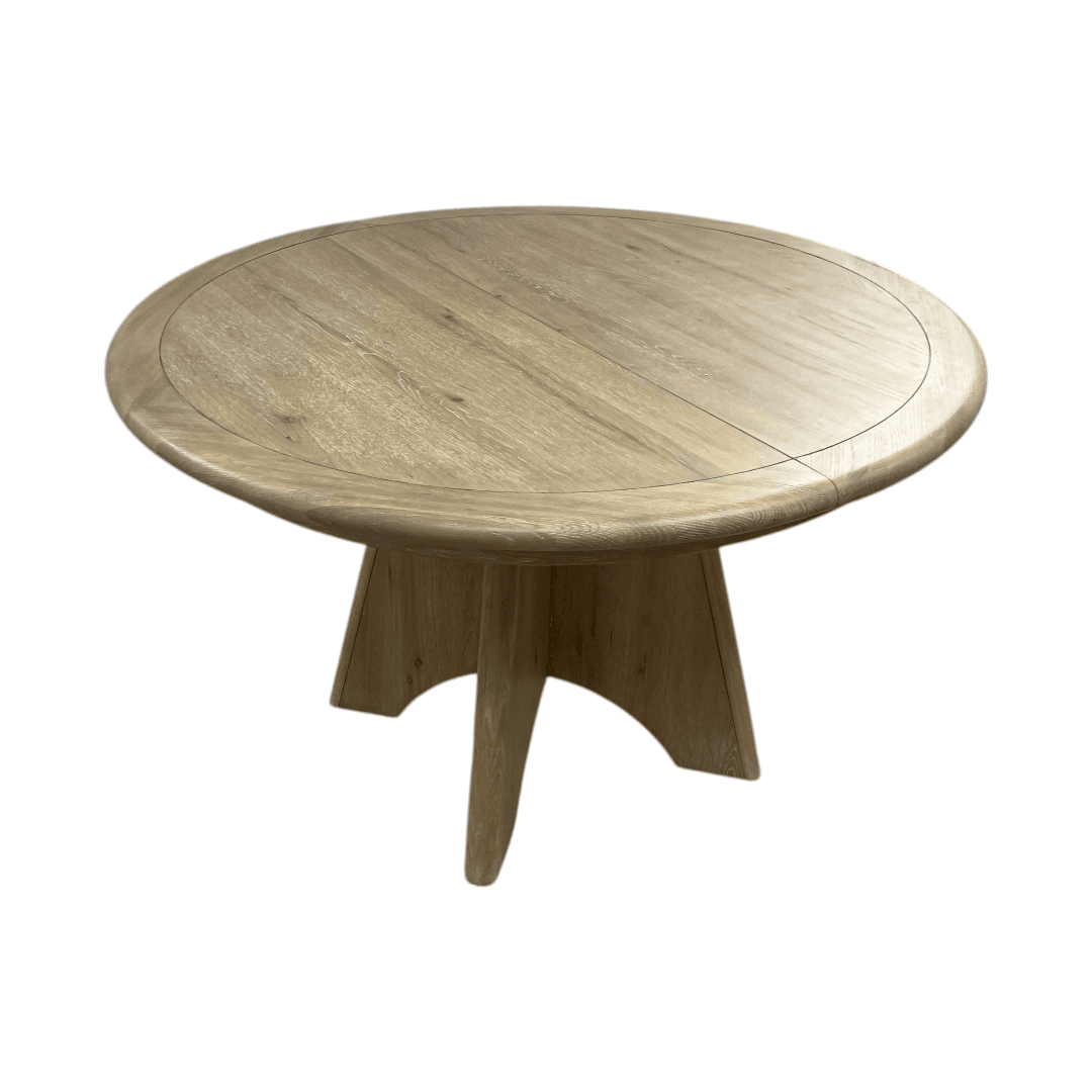 Birch Lane Hayes Round Extendable Dining Table - Canyon - Thumbnail 2