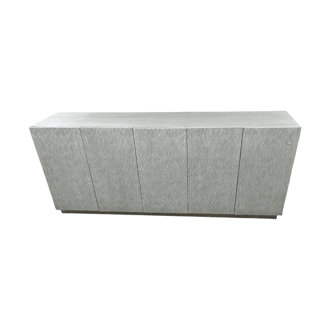 Bernhardt Solaria Entertainment Credenza in Weathered Bone - Thumbnail 7